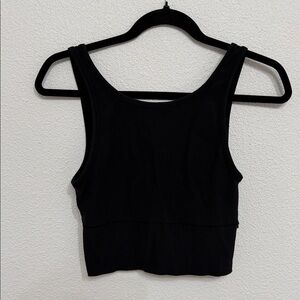 Lululemon reversible power pivot training bra tank Black Ribbed top